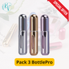 Pack 3 BottlePro ™ - Mini Portable Refillable Perfume Bottle 5mL